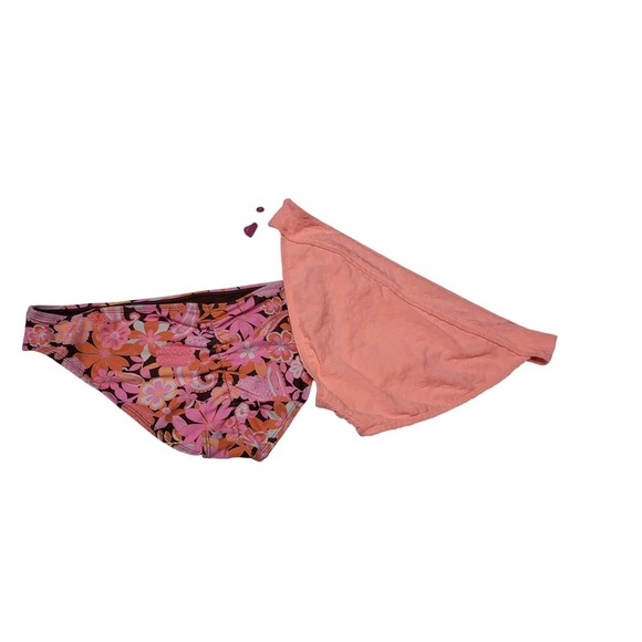 Ninty Nine Bikini Bottoms 2-Pack Floral Print High Waist Swimsuit SizeXXL - Picture 2 of 7